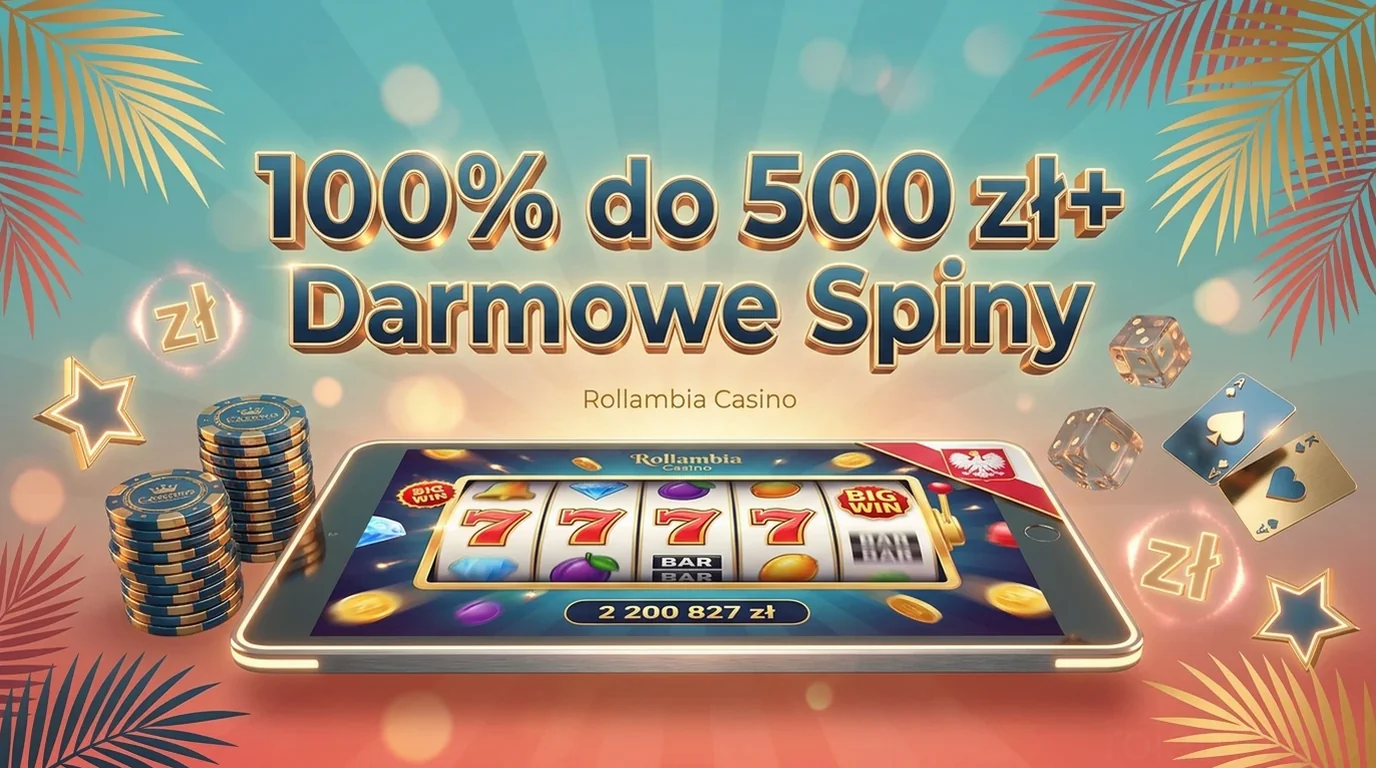 100% do 500 zł+ Darmowe Spiny